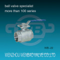 2PC Female Threaded Stainless Steel Manual Ball Valve 1000 Wog